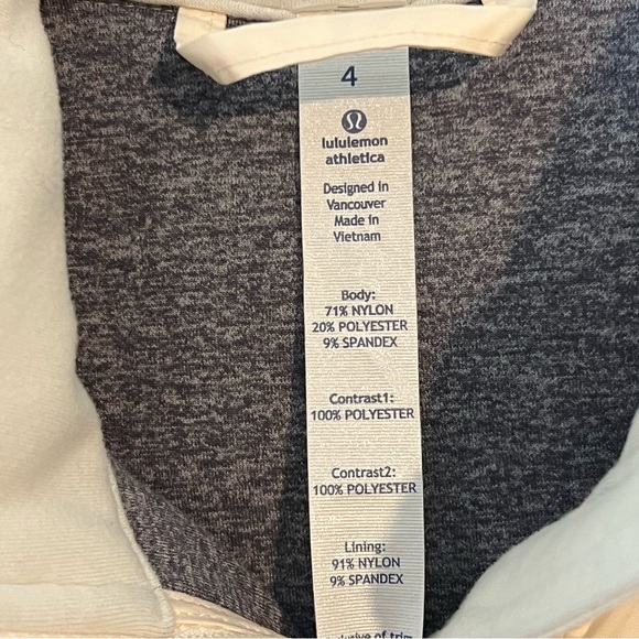 Lululemon Kanto Catch Me Jacket Vest Hooded Size 4 - Picture 7 of 9